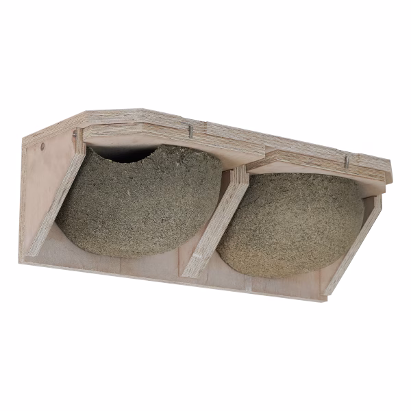 KN HZ 09 Huiszwaluw nest | 1 Huiszwaluw nest gemaakt van houtbeton