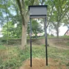 VK SK 11 Vleermuis paalkast set (metaal zwart) | 7 VK SK 11 Vleermuis paalkast set (metaal zwart) | 6