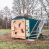 Natuurinformatiepunt | 5 Afbeelding van een Natuurinformatiepunt in een container ergens in een bos.