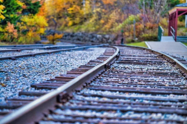 Foto_Infrastructuur_Treinrails Afbeelding van een trainrails als voorbeeld van werkend infrastructuur.