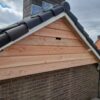 VK GB 01 Vleermuis gevelbekleding (90 graden) | 3 Afbeelding van de VK GB 01 Vleermuis gevelbekleding geïntegreerd in een gevel. Het product is gemaakt van hout door Vivara Pro.