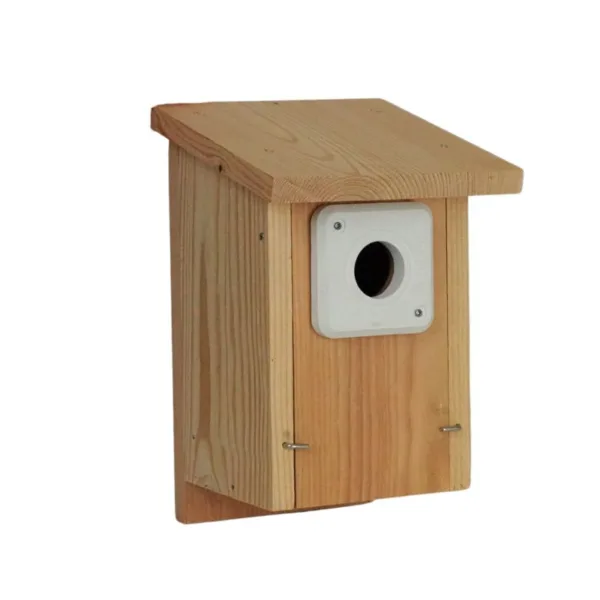 NK LA 13 nestkast spreeuw | 1 Afbeelding van de NK LA 13 nestkast voor spreeuw. Een nestkast gemaakt uit houtbeton door Vivara Pro, geproduceerd in Europese fabrieken.